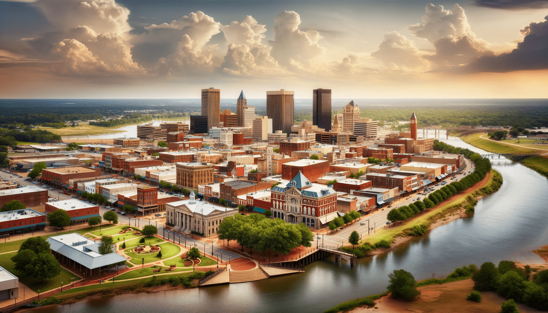 Picture of downtown Fort Smith, Arkansas